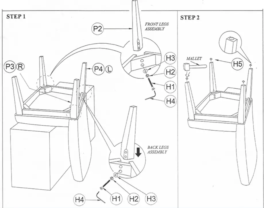 Best Master Furniture TERRA5 Terra Modern Black Round Wood Dining Set - fig 3