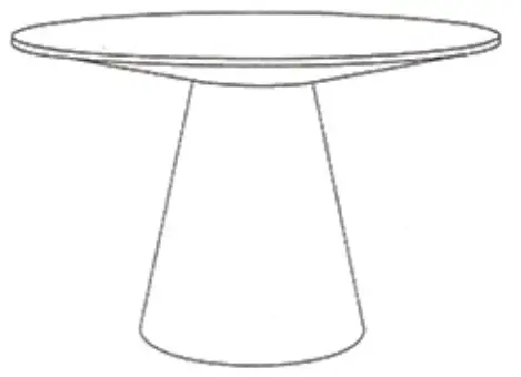 Best Master Furniture TERRA5 Terra Modern Black Round Wood Dining Set