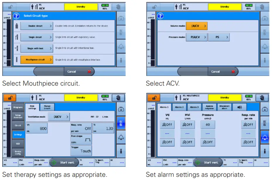 ResMed Astral Series Astral 150 Mouthpiece Ventilation - Fig 1