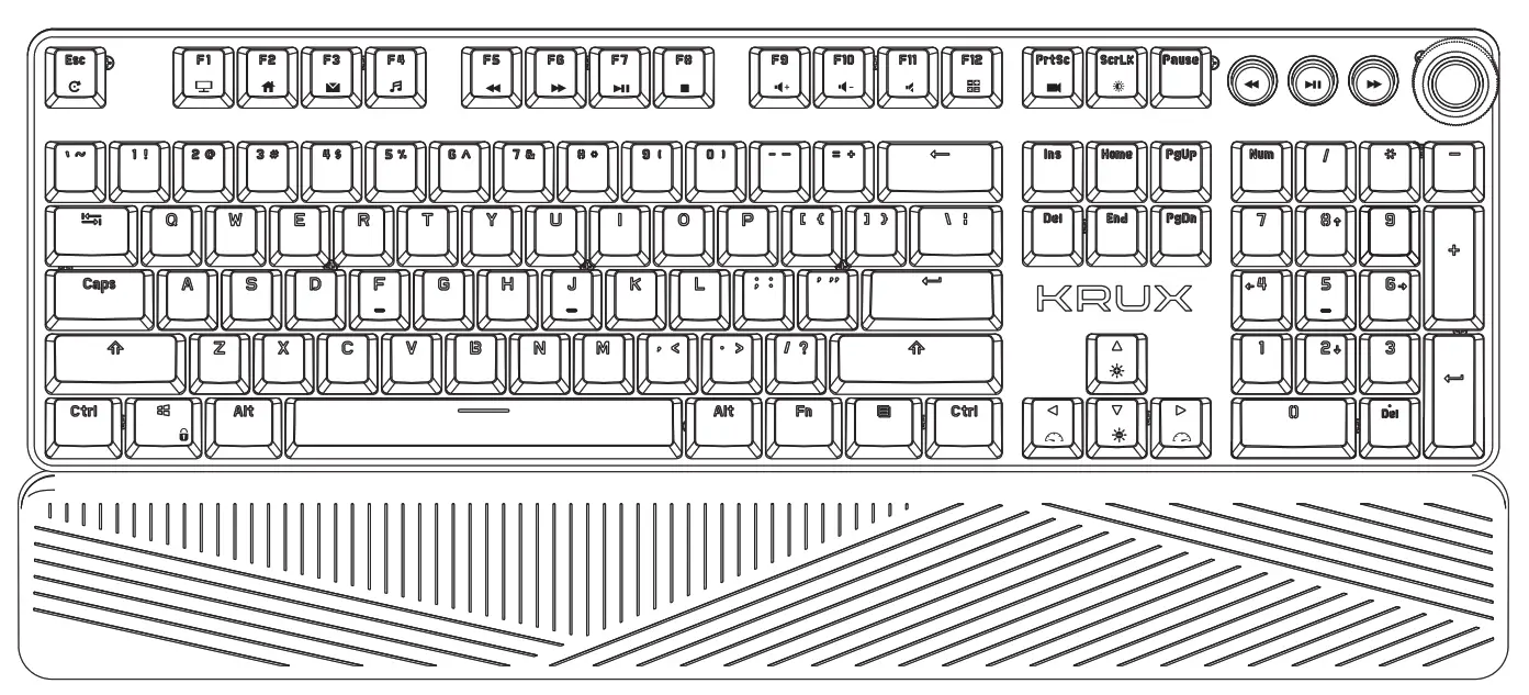 KRUX KRX0086 CRATO RGB Gaming Keyboard