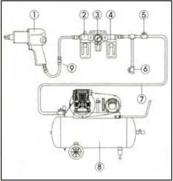 fubag 120103 Air Tool Kit A