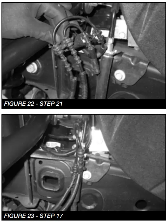 FABTECH FTS21267 2019 to 2021 GM 1500 4WD 3 Inch Aluminum UCA Suspension Kit - FIGURE 17