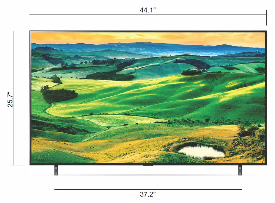 LG 50QNED80UQA 50 Inch Class 80 Series QNED 4K UHD Smart webOS TV fig 1