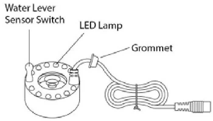 xbrand Aromatherapy Floor Mist Fountain -Fogger Unit