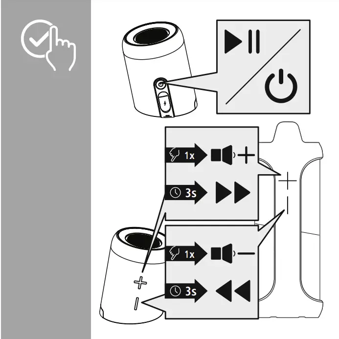 Twin 3.0 Mobile Bluetooth Speaker Operating Instructions