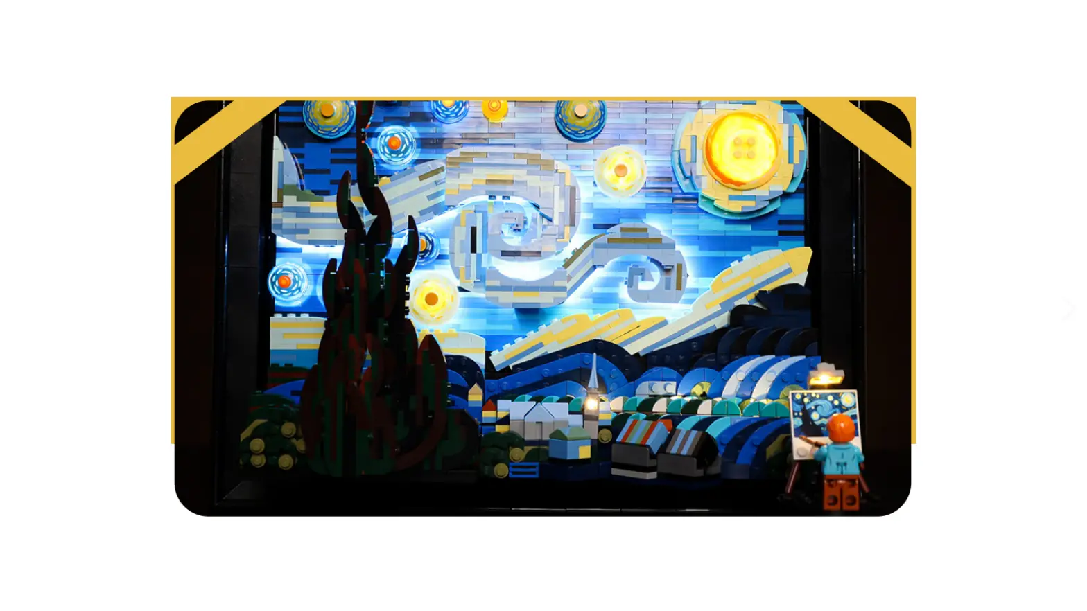 Game Of Bricks Light Kit For Vincent Van Gogh The Starry Night 21333 Instruction Manual