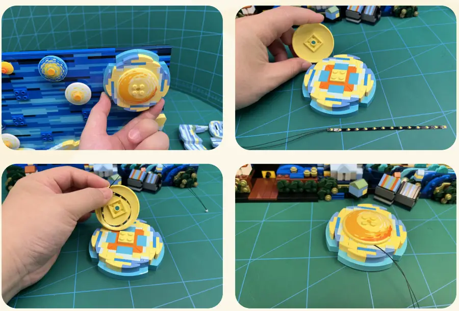 GAME OF BRICKS Light Kit for Vincent Van Gogh The Starry Night 21333-fig13