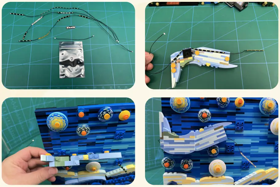 GAME OF BRICKS Light Kit for Vincent Van Gogh The Starry Night 21333-fig17