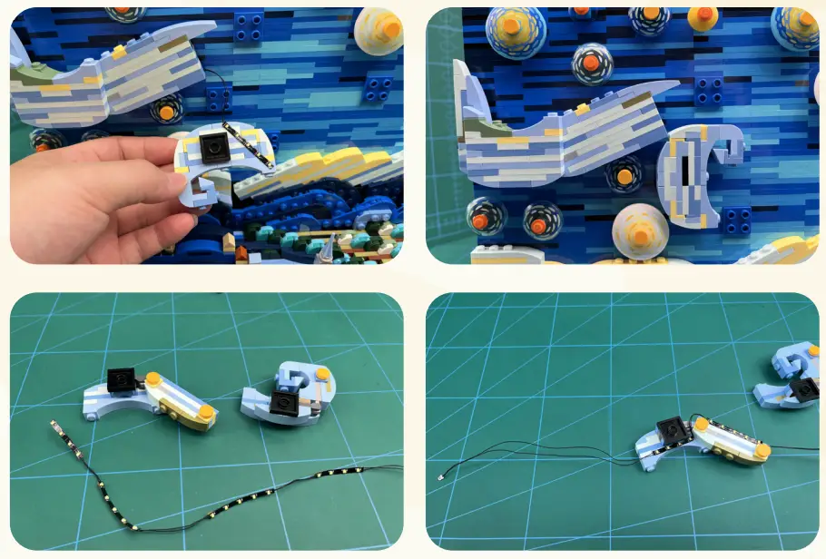 GAME OF BRICKS Light Kit for Vincent Van Gogh The Starry Night 21333-fig18