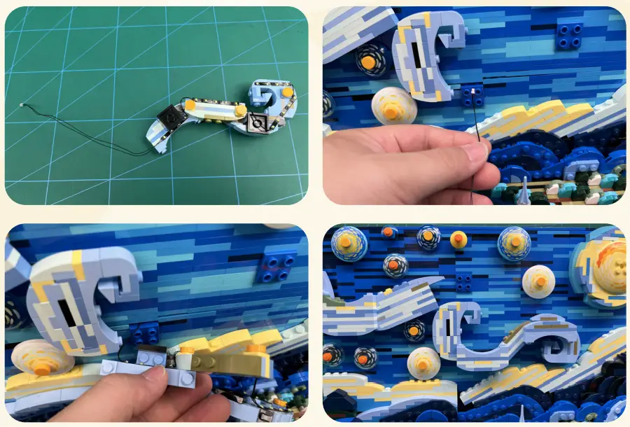 GAME OF BRICKS Light Kit for Vincent Van Gogh The Starry Night 21333-fig19