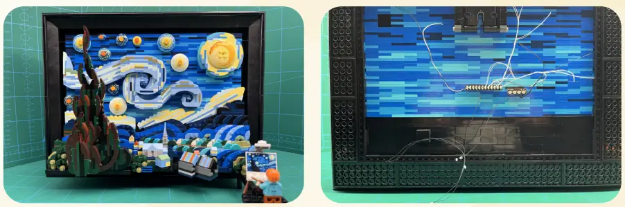 GAME OF BRICKS Light Kit for Vincent Van Gogh The Starry Night 21333-fig26