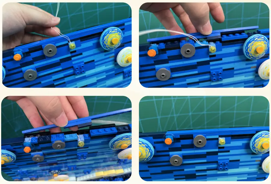 GAME OF BRICKS Light Kit for Vincent Van Gogh The Starry Night 21333-fig6