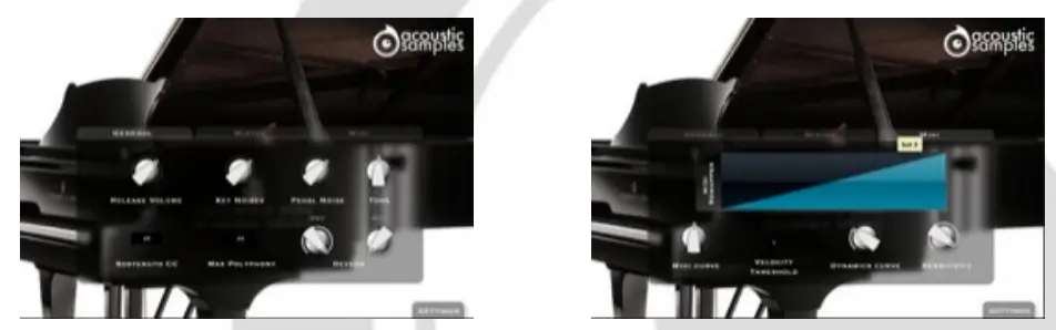 acoustic samples Academic Grand Digital Piano - Fig 1