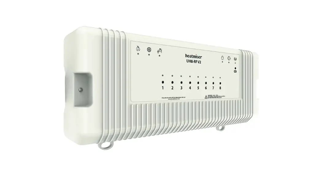 Heatmiser Uh8-rf V2 Zone Wiring Centre Installation Guide