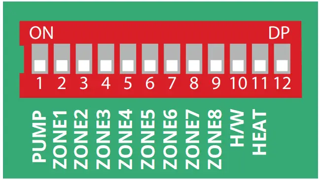 heatmiser UH8-RF V2 Zone Wiring Centre fig 2