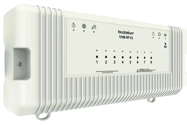 heatmiser UH8-RF V2 Zone Wiring Centre