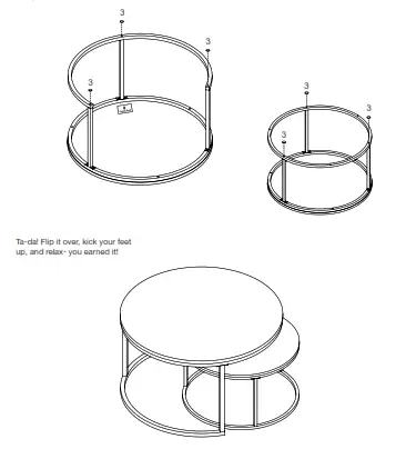 Nesting Coffee Table-Step 3