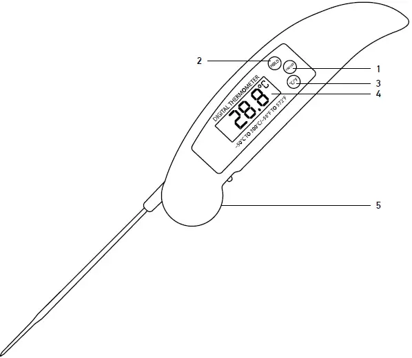 levenhuk Wezzer Cook MT20 Cooking Thermometer 01