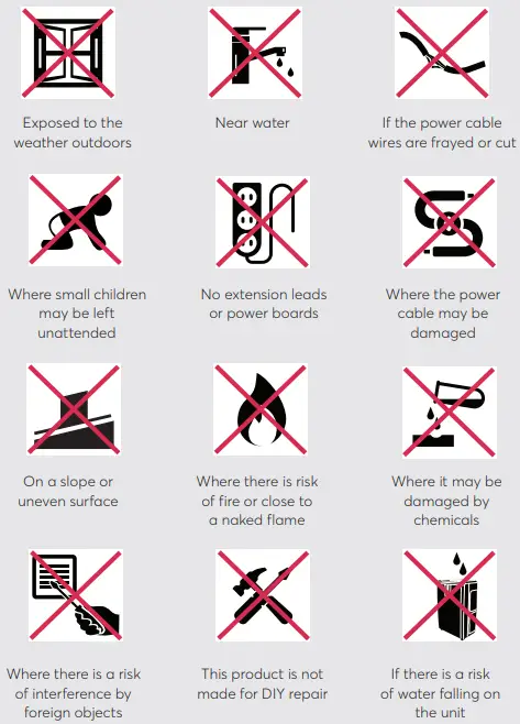 IMPORTANT SAFETY ADVICE