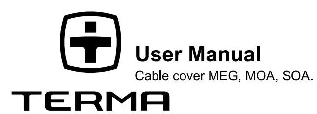 TERMA HTRCMCC01 30mm Cable Mask Cover Instruction Manual