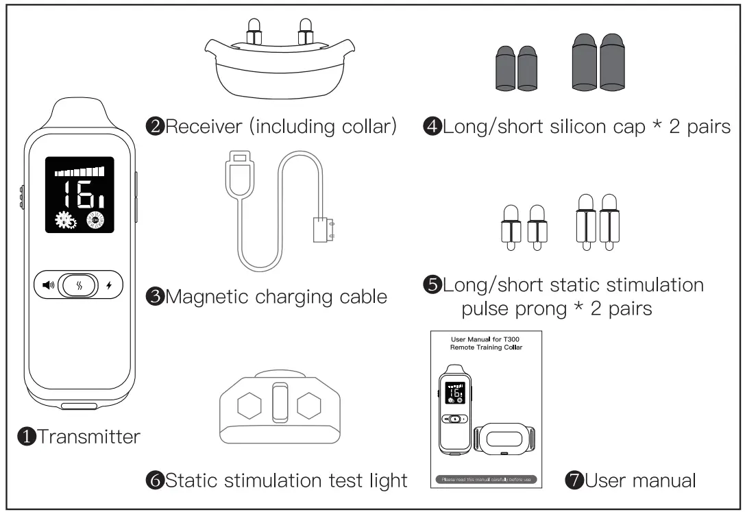 Electric-Collars Patpet T300 Training Collars fig 12