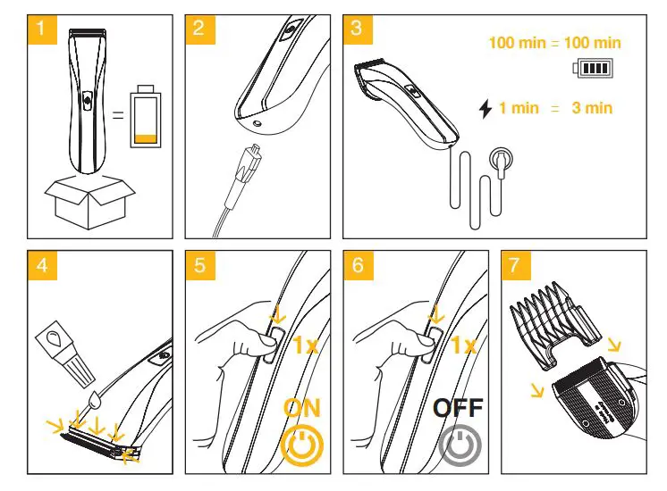 WAHL 1910 Lithium Pro Clipper - unboxing, installation