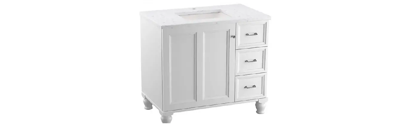 Kohler K-99520-lgr Damask 36 Inch Bathroom Vanity Cabinet User Guide