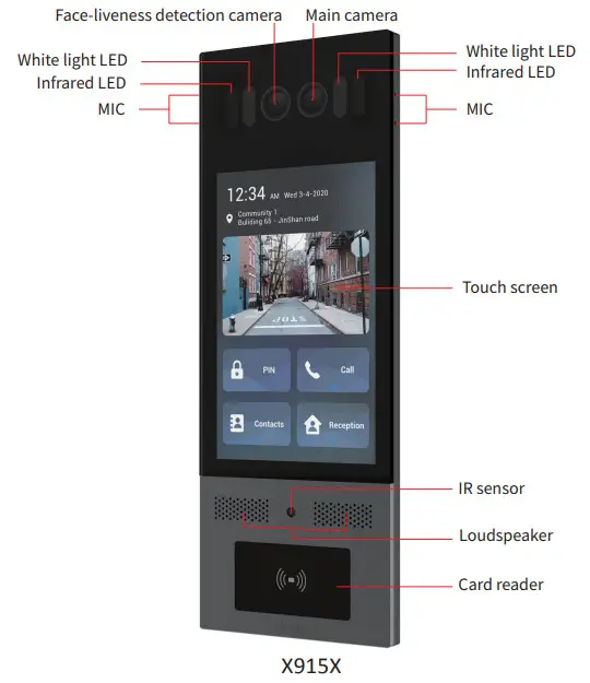 Akuvox X915X IP Touchscreen Smart Door - Product Overview