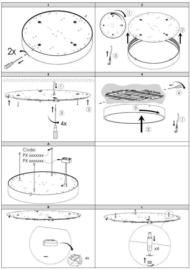 PXF LIGHTING 320-630 LED Finestra Ring - fig 5