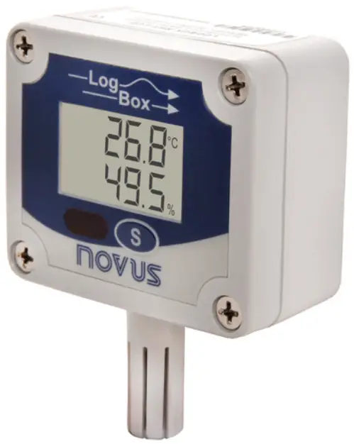 NOVUS LogBox RHT LCD Temperature and Humidity Logger