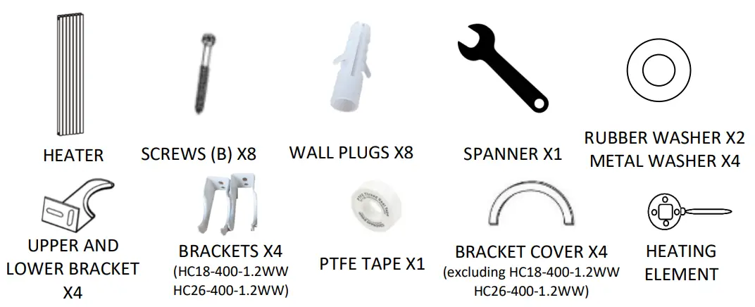 electriQ HS10 600 0 6DGW Single Element Heaters-fig1