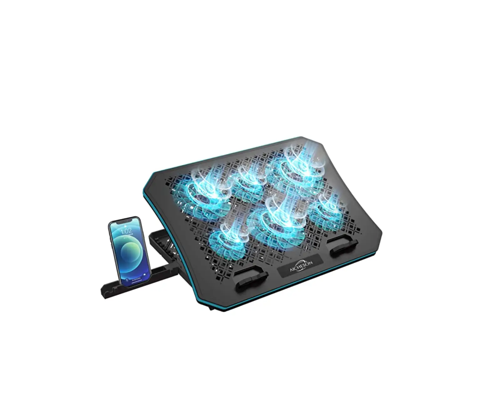 Aicheson Aa8-blue Red Laptop Cooling Pad 5 Fans User Manual Aicheson Aa8-blue Red Laptop Cooling Pad 5 Fans User Manual