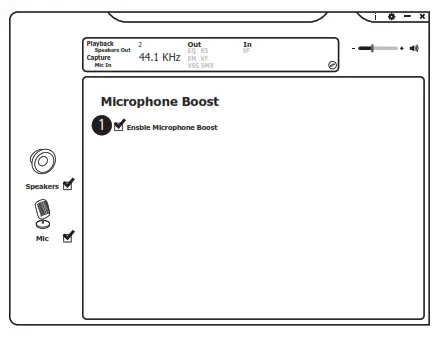 anko 42963271 Gaming Headset Virtual 7.1 Surround Sound and Vibration - Microphone Boost