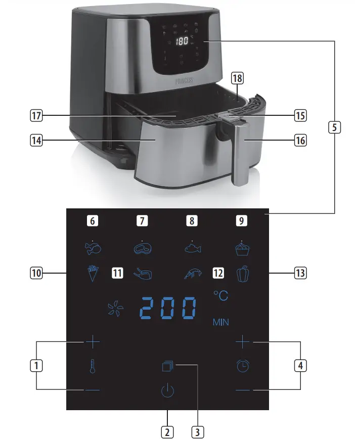 PRINCESS-01.182060.01.001-Deluxe-XXL-Digital-Aerofryer-2
