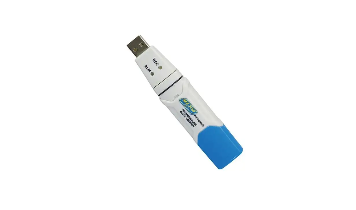 Major Tech Mt643 Temperature Data Logger Instruction Manual