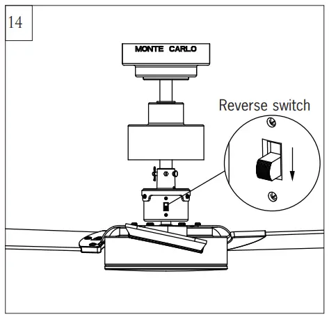 MONTE CARLO 3JVR44MBK Series Ceiling Fan - fig 14