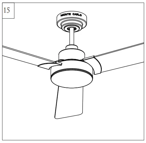 MONTE CARLO 3JVR44MBK Series Ceiling Fan - fig 15