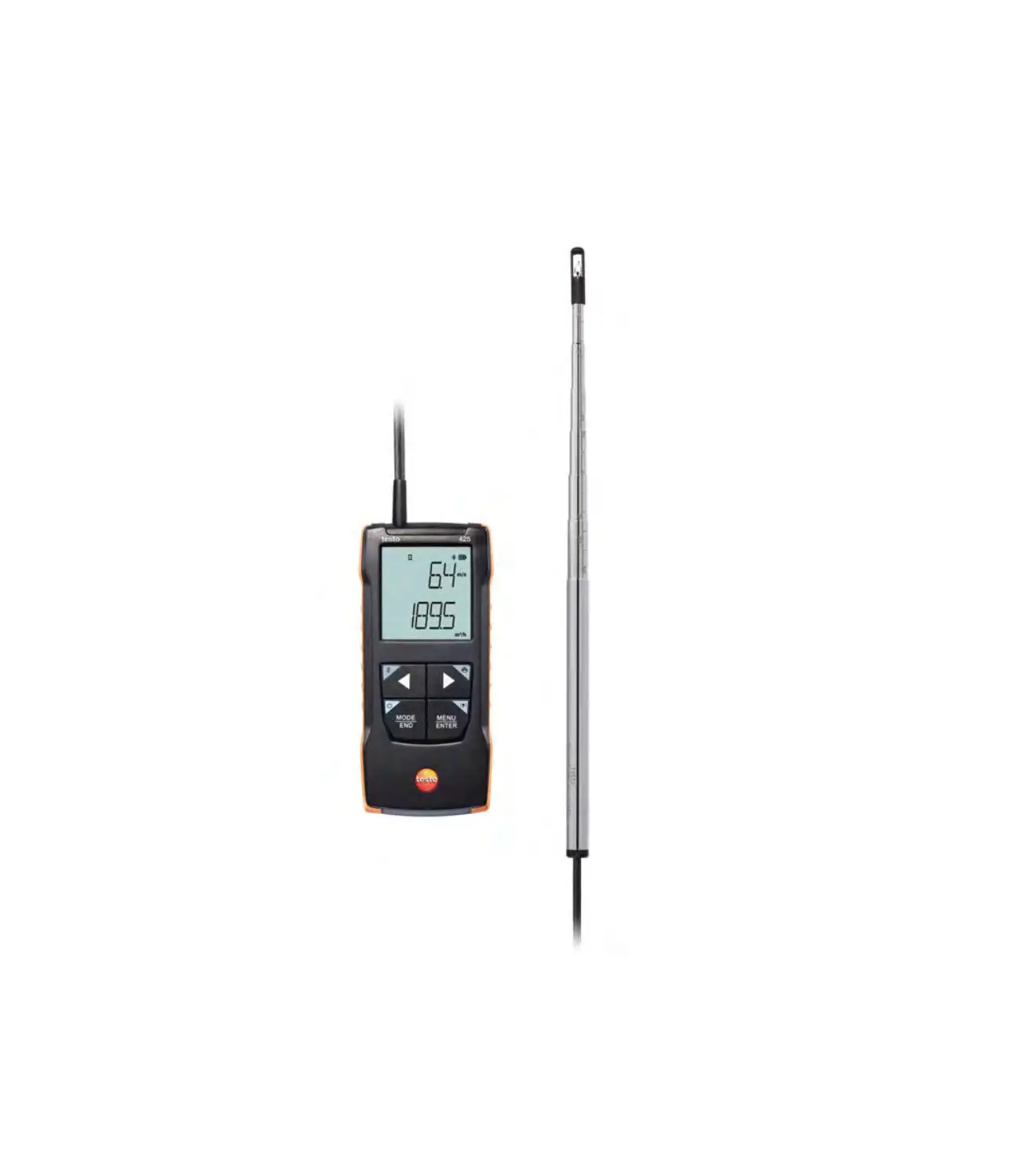 Testo 0560 Digital Hot Wire Anemometer Instruction Manual