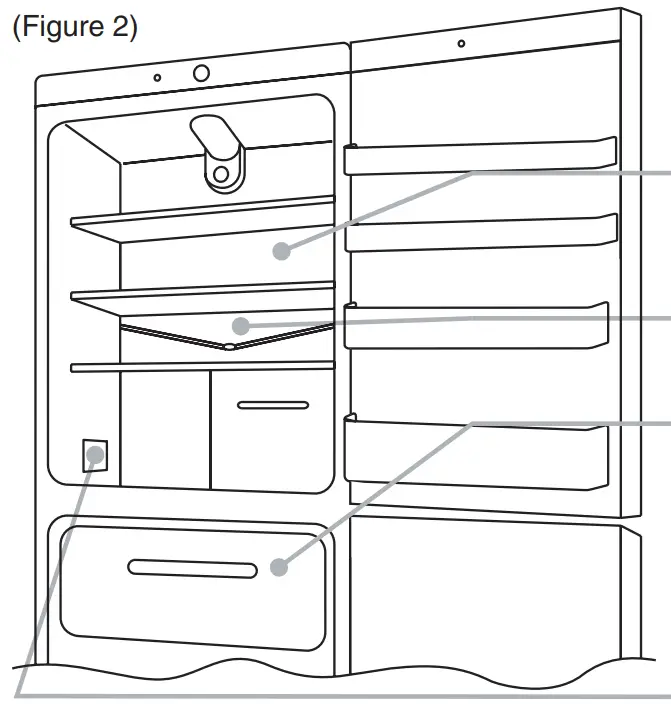 Hoover Fridge Freezer HCF6200A - FIG1