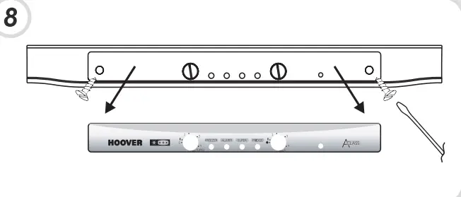 Hoover Fridge Freezer HCF6200A - FIG235