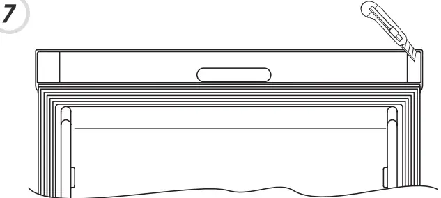 Hoover Fridge Freezer HCF6200A - FIG24