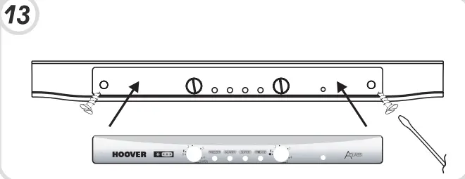 Hoover Fridge Freezer HCF6200A - FIG32