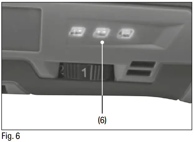 DRAPER 19392 12V Oscillating Multi Tool - Lift the lock lever 2