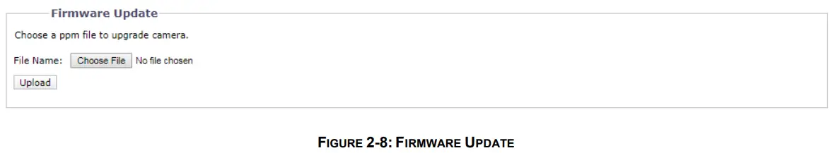 PELCO SARIX PRO 3 Series Indoor Camera - FIRMWARE UPDATE