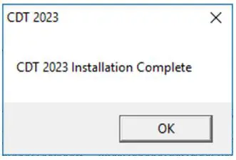 Carestream PracticeWorks Software User Manual - When the code set installation is complete