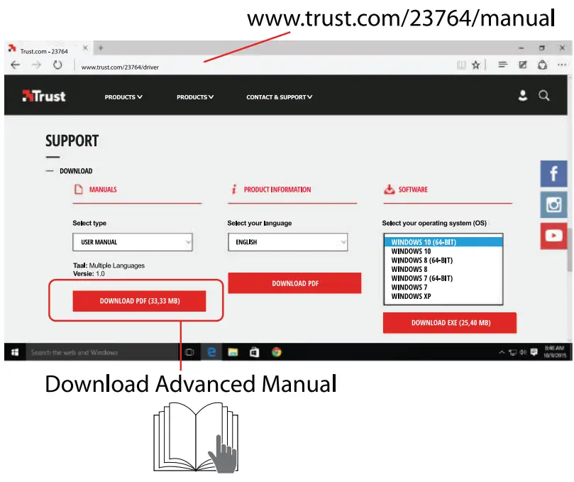 Trust 23764 GXT 970 Morfix Customisable Gaming Mouse fig 2