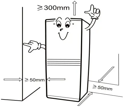 TECO TFF278WNTAG Refrigerator Freezer - air circulation