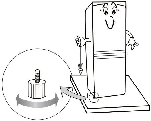 TECO TFF278WNTAG Refrigerator Freezer - clockwise to raise