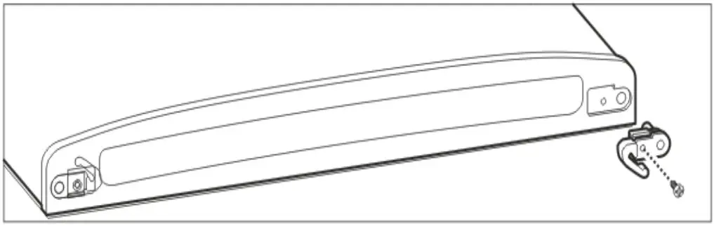 TECO TFF278WNTAG Refrigerator Freezer - reattach the screws
