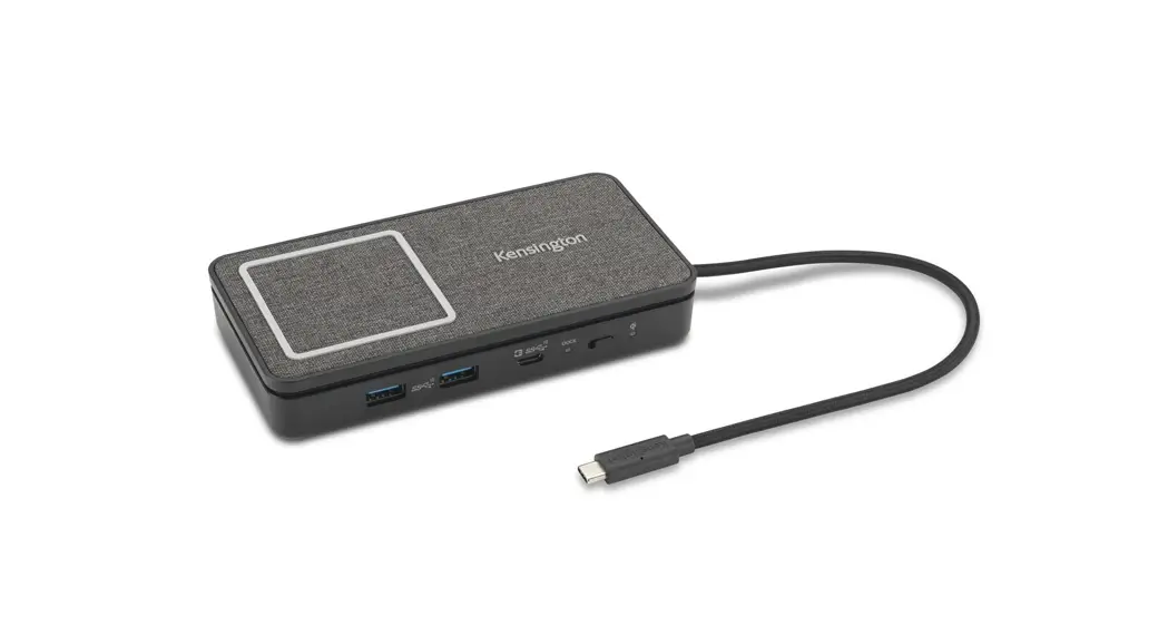 Kensington Sd17009 Usb-c Dual 4k Portable Dock With Qi Charging User Manual